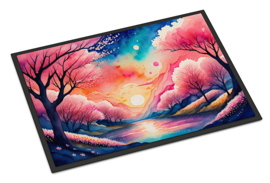 Buy this Cherry Blossom in Color Doormat