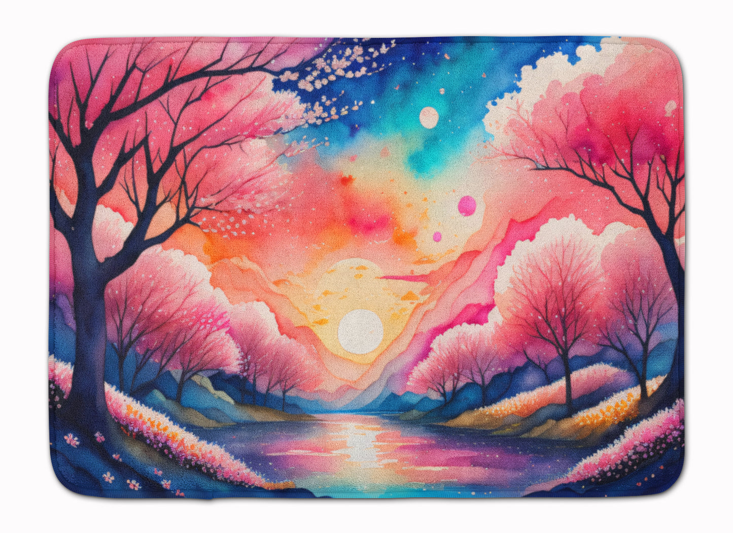Buy this Cherry Blossom in Color Memory Foam Kitchen Mat
