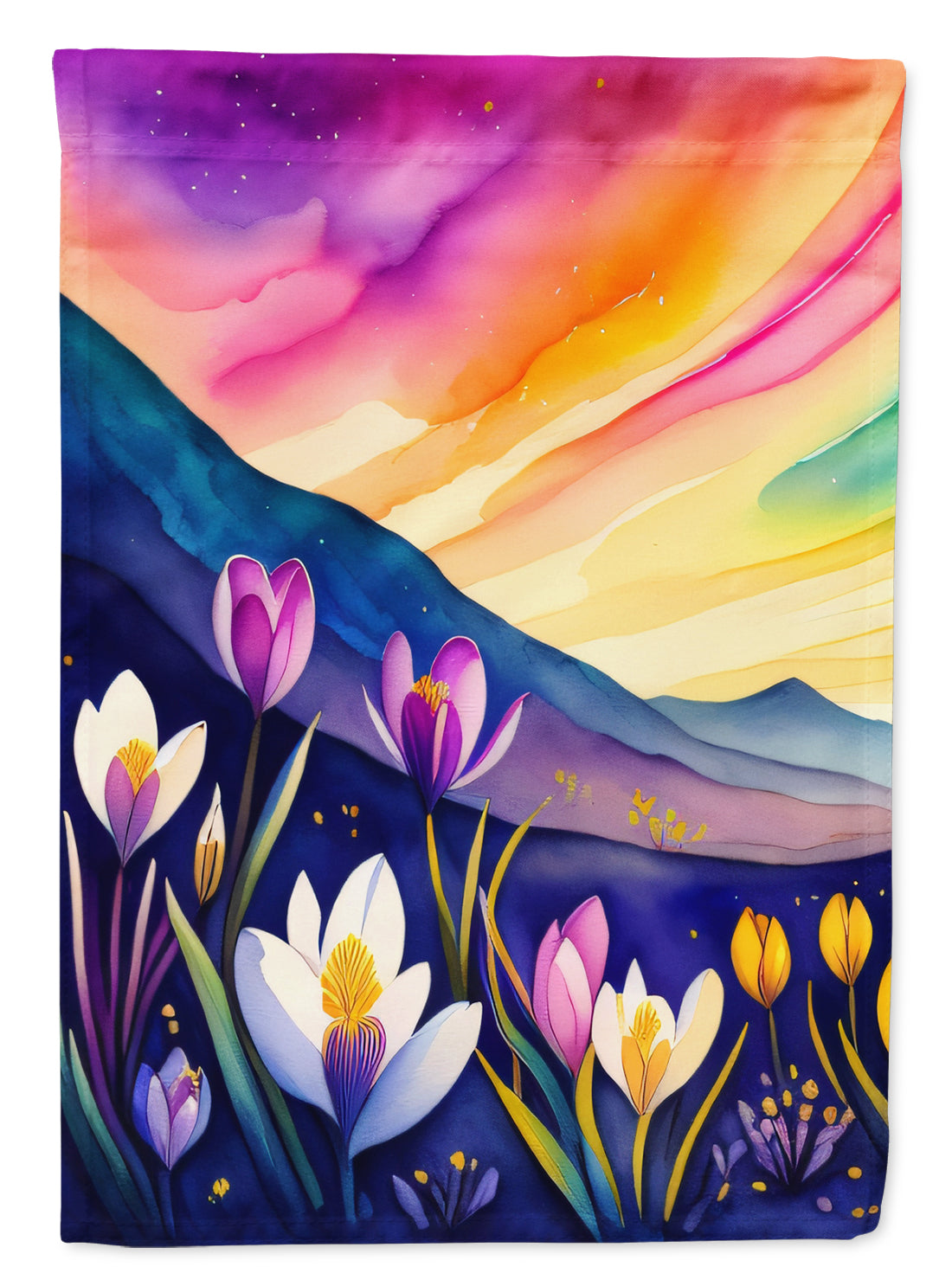 Buy this Crocus in Color House Flag