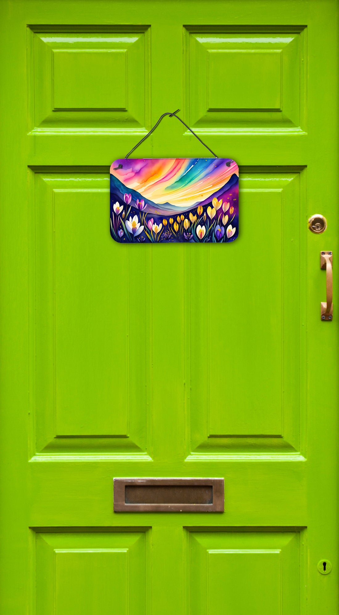 Crocus in Color Wall or Door Hanging Prints