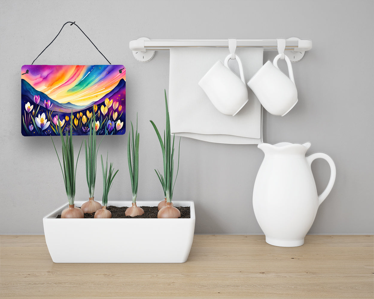 Crocus in Color Wall or Door Hanging Prints
