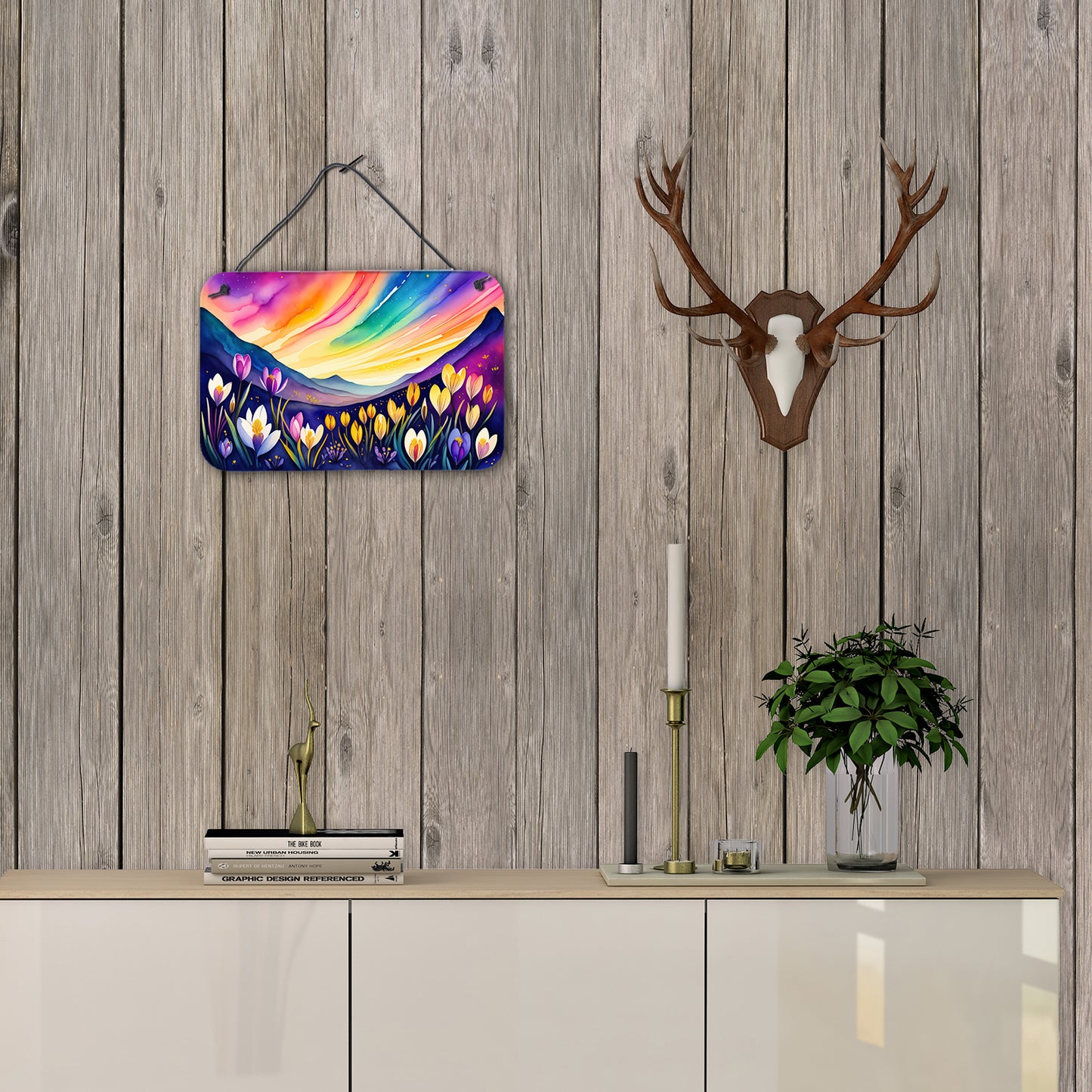 Crocus in Color Wall or Door Hanging Prints