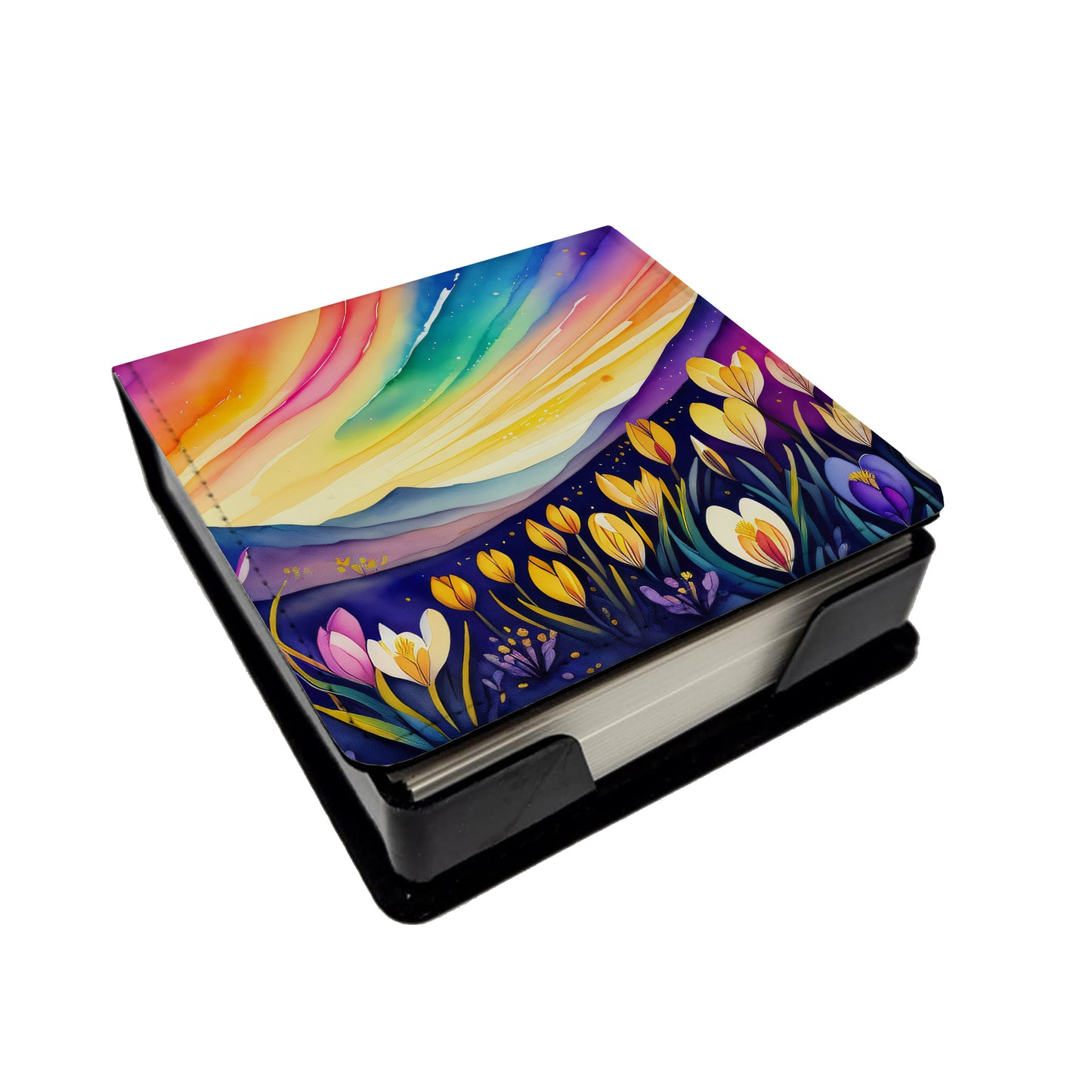 Buy this Crocus in Color PU Leather Note Paper Holder