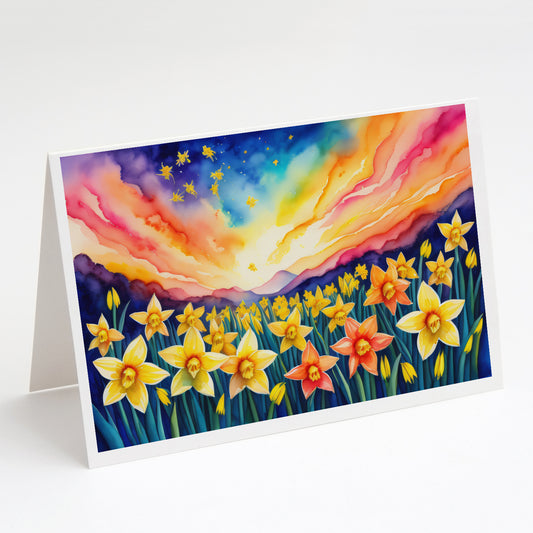 Buy this Daffodils in Color Greeting Cards Pack of 8