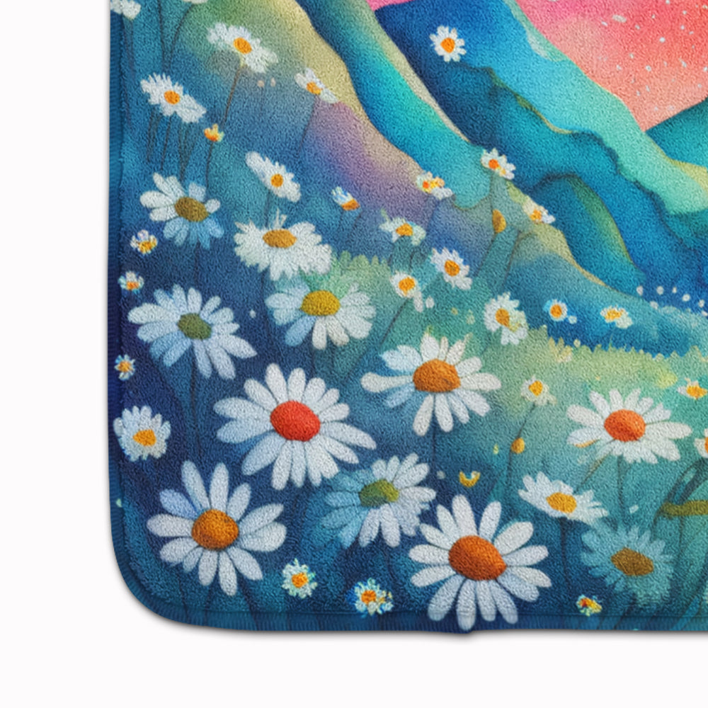Daisies in Color Memory Foam Kitchen Mat