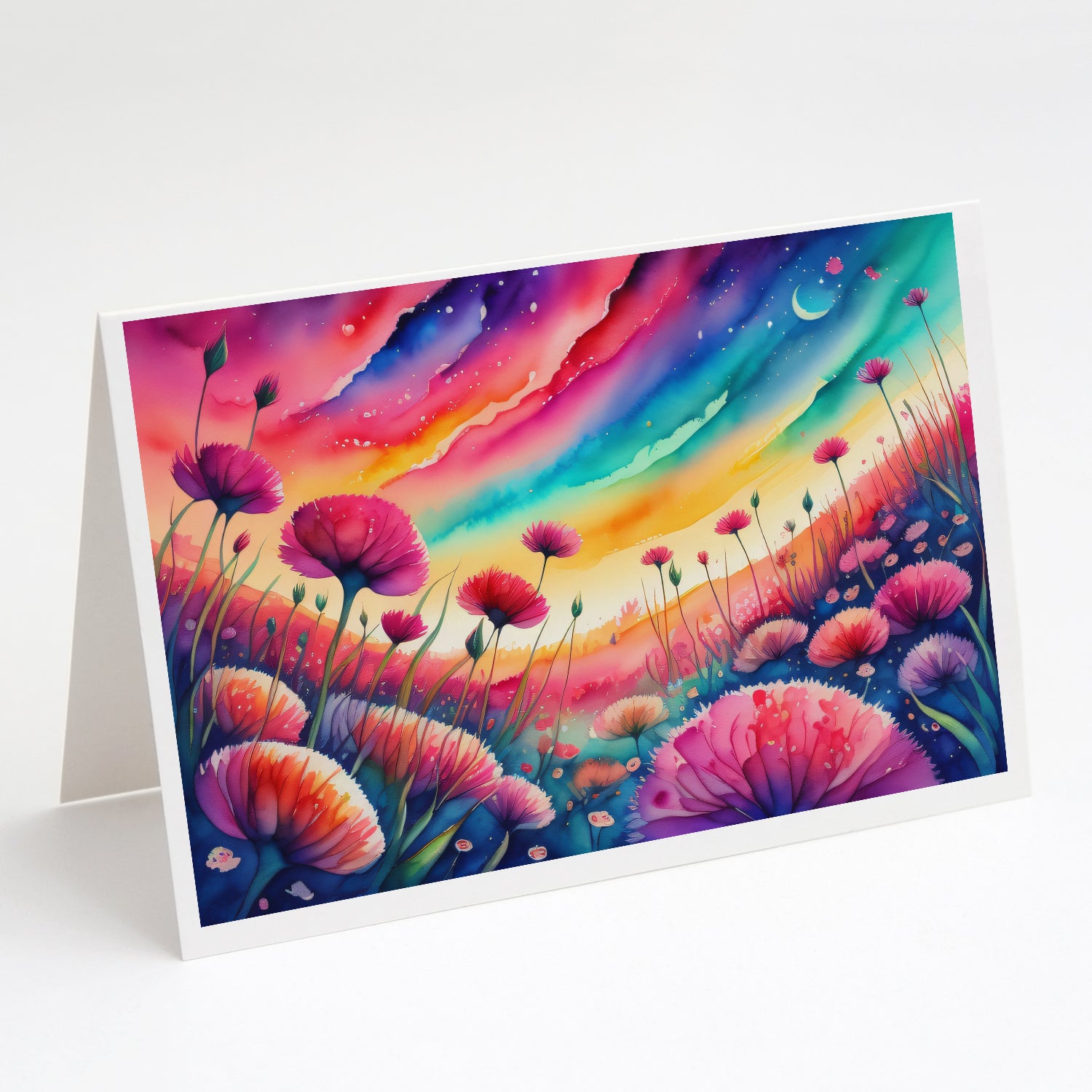 Buy this Dianthus in Color Greeting Cards Pack of 8