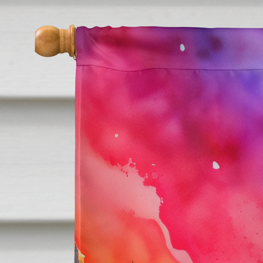 Dusty Miller in Color House Flag