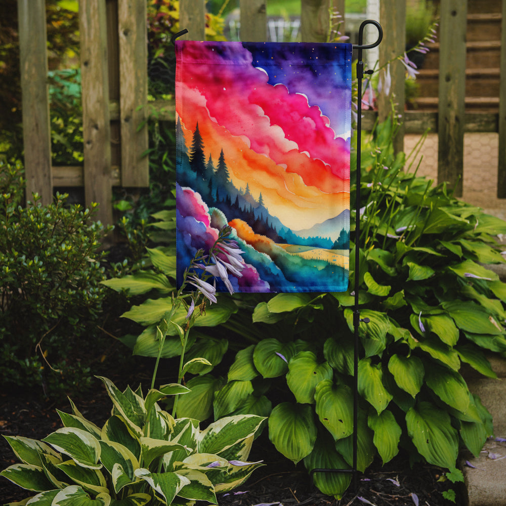 Dusty Miller in Color Garden Flag