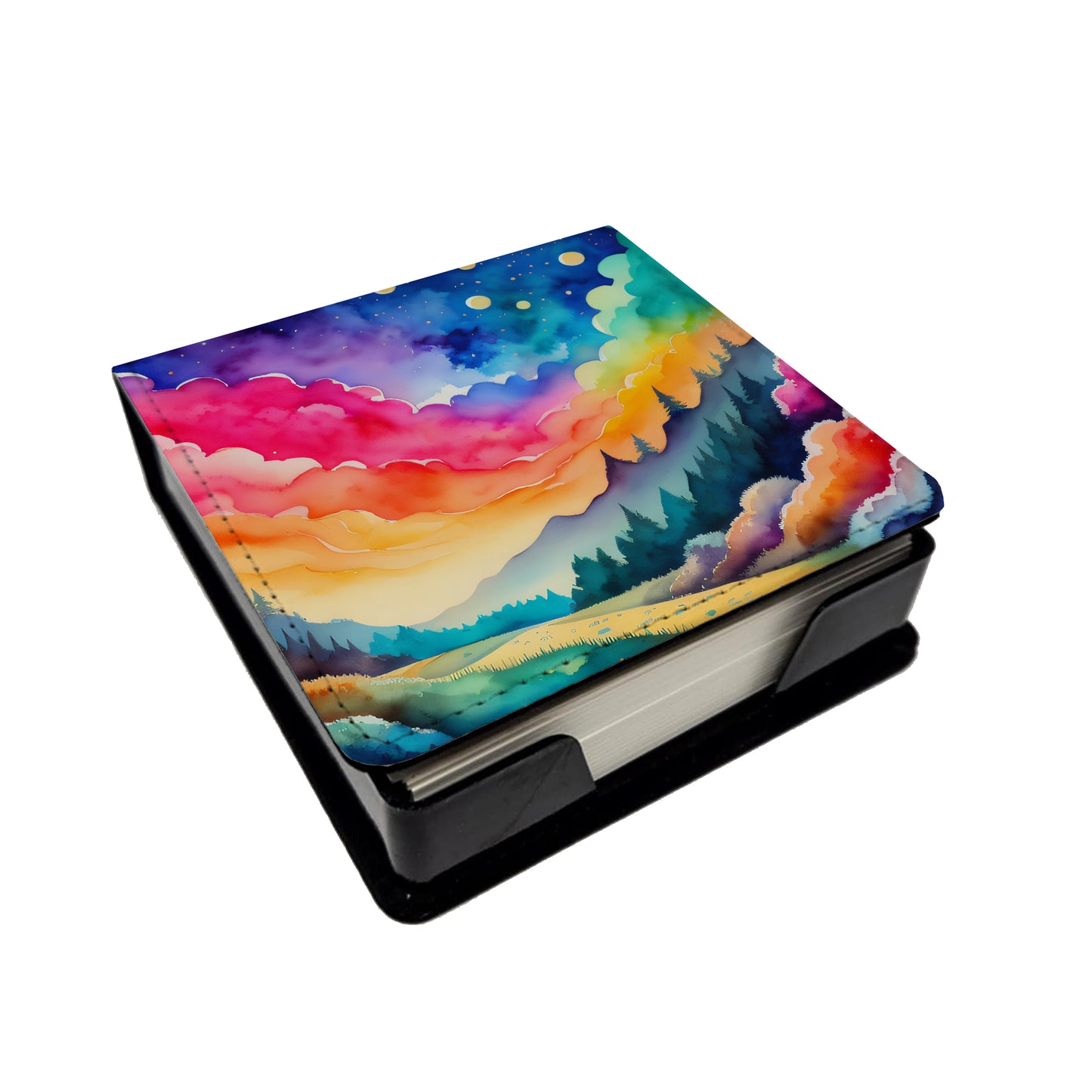 Buy this Dusty Miller in Color PU Leather Note Paper Holder