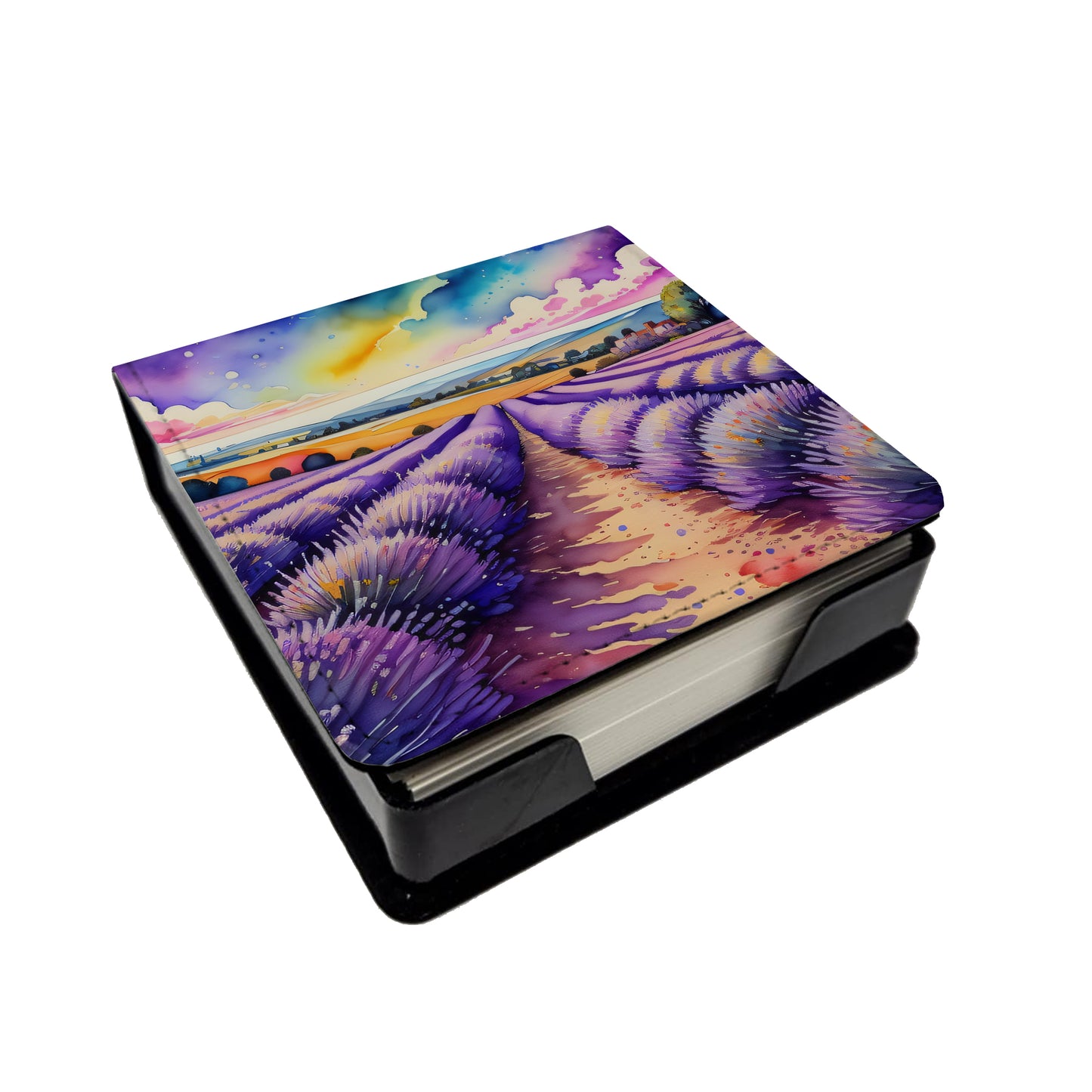 Buy this English Lavender in Color PU Leather Note Paper Holder