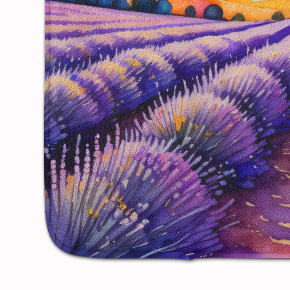English Lavender in Color Memory Foam Kitchen Mat