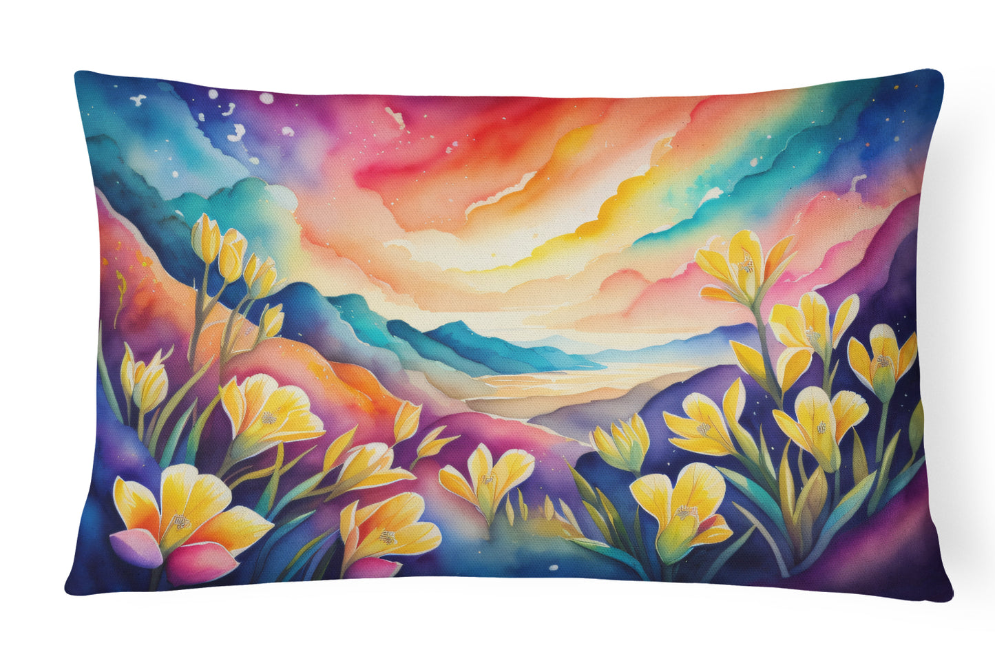 Buy this Freesia in Color Throw Pillow