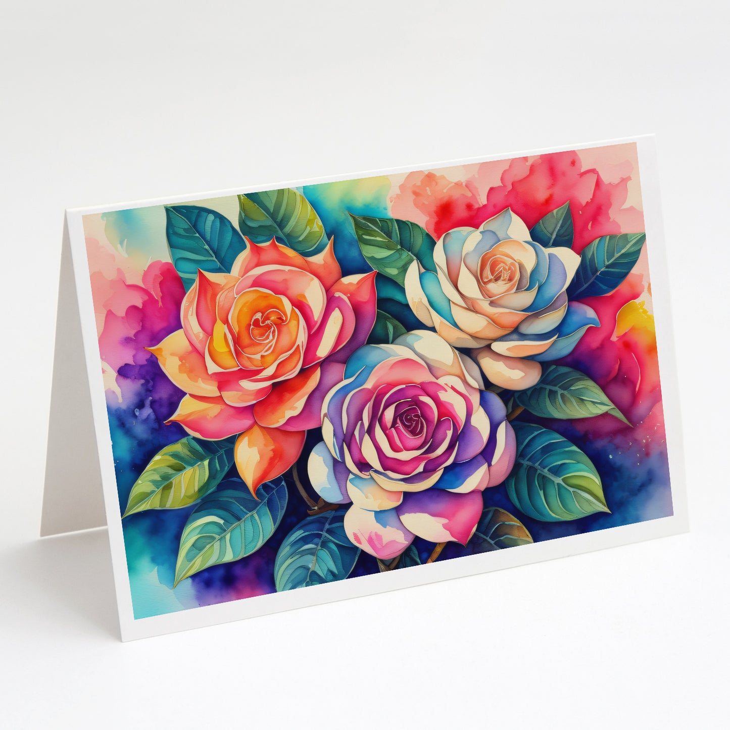 Buy this Gardenias in Color Greeting Cards Pack of 8