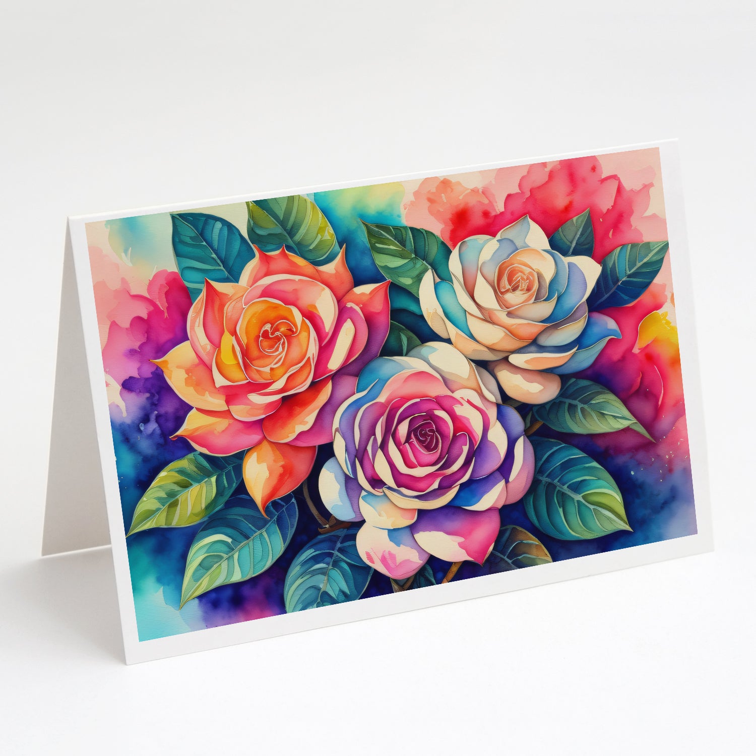 Buy this Gardenias in Color Greeting Cards Pack of 8