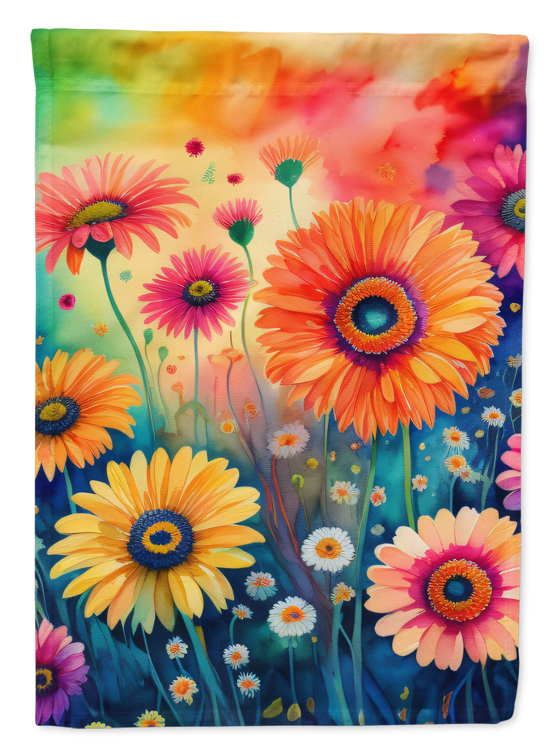 Buy this Gerbera Daisies in Color Garden Flag