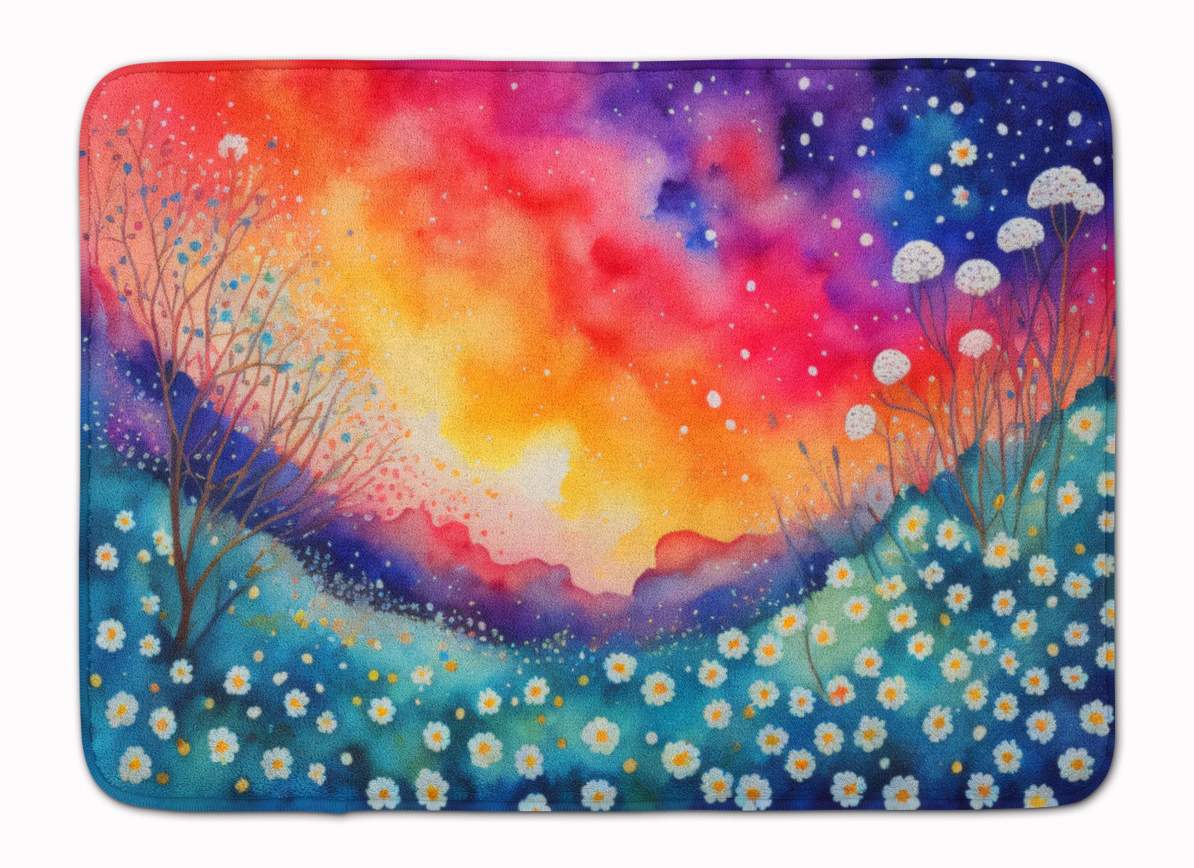 Buy this Gypsophila in Color Memory Foam Kitchen Mat