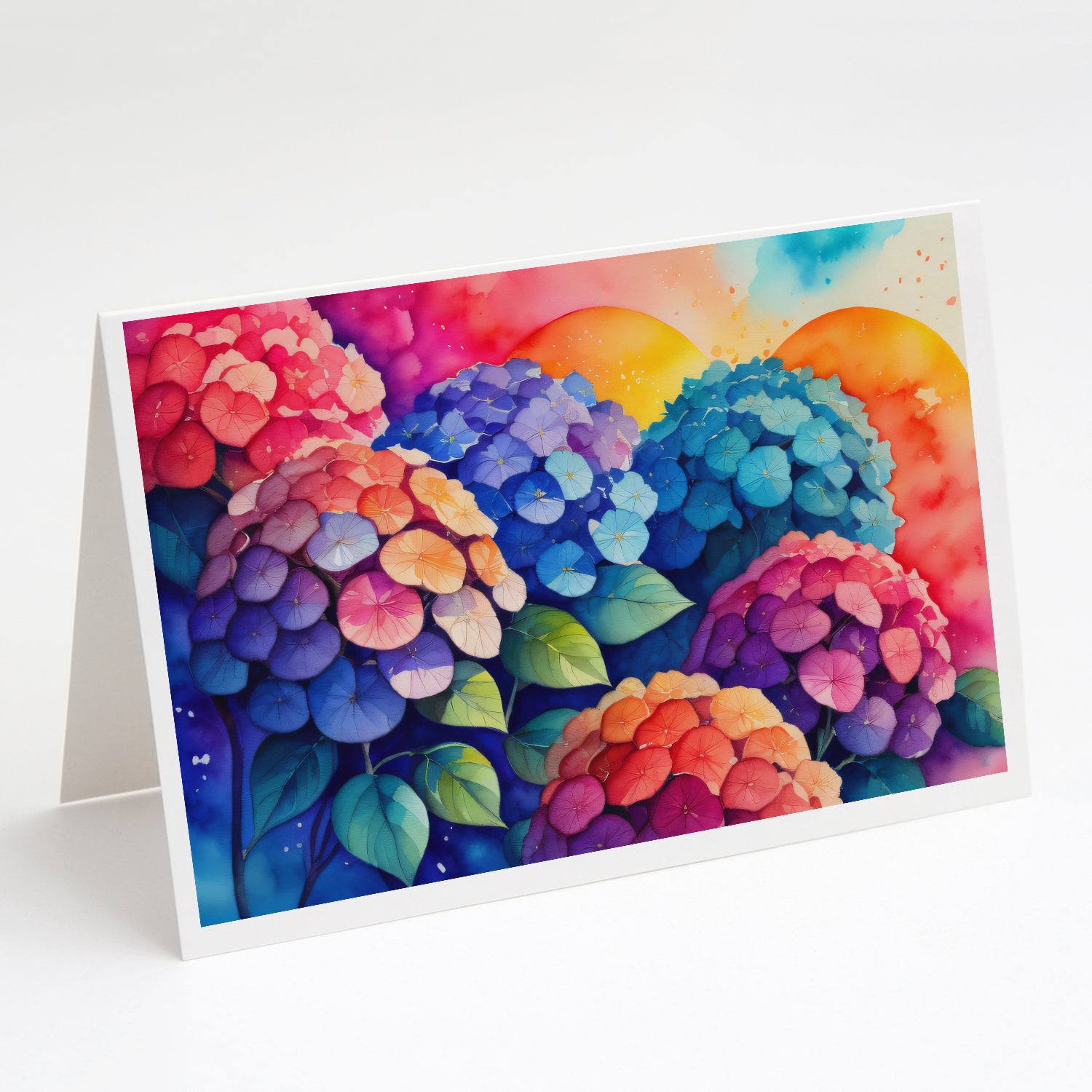 Buy this Hydrangeas in Color Greeting Cards Pack of 8