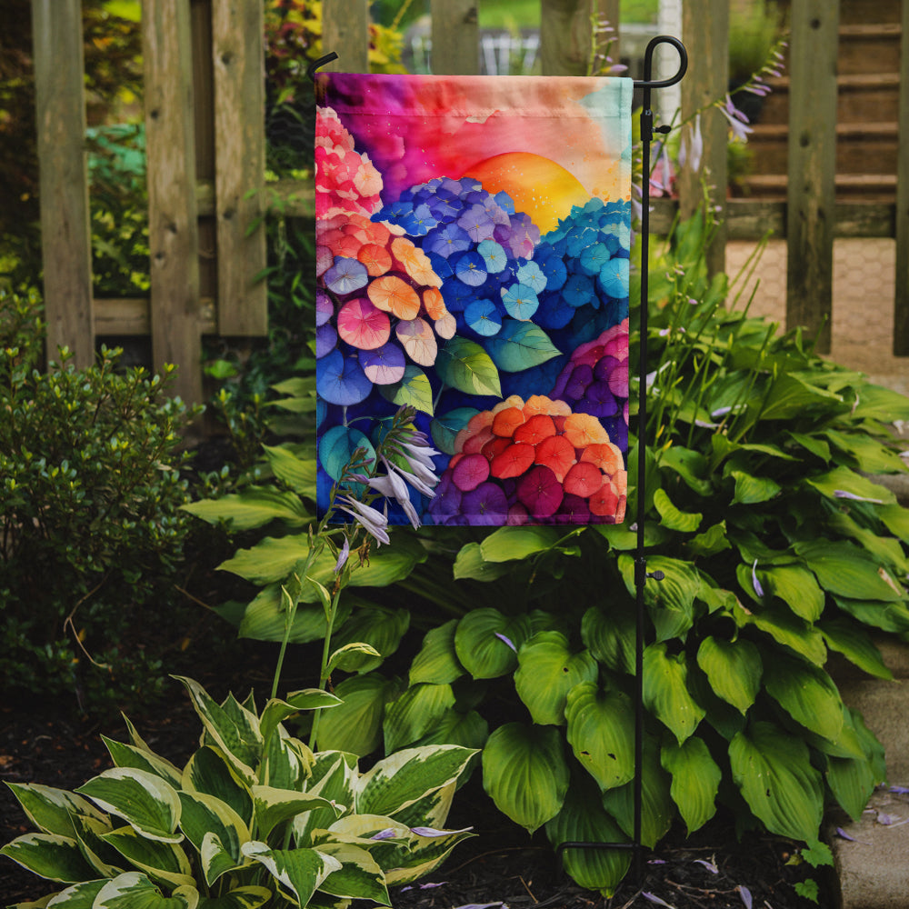 Hydrangeas in Color Garden Flag