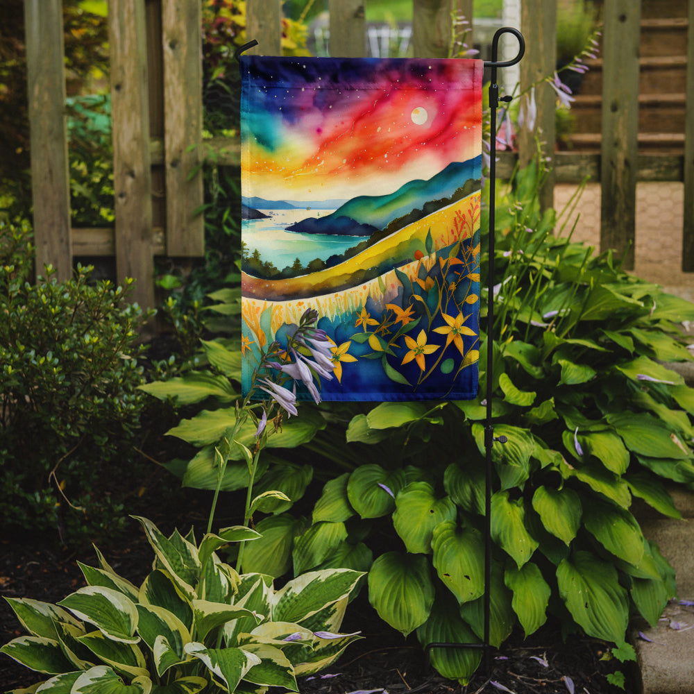 Hypericum or St. John�s Wort in Color Garden Flag