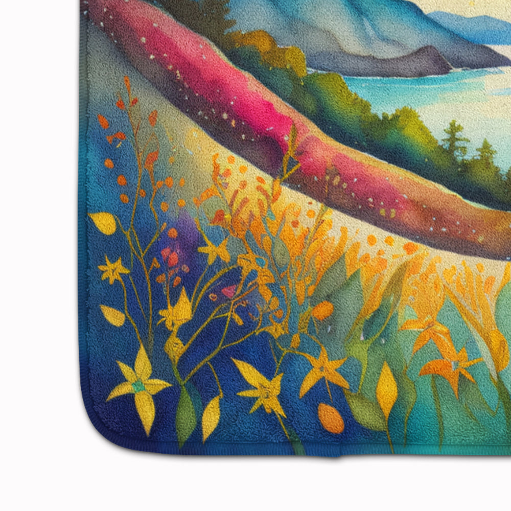 Hypericum or St. John�s Wort in Color Memory Foam Kitchen Mat