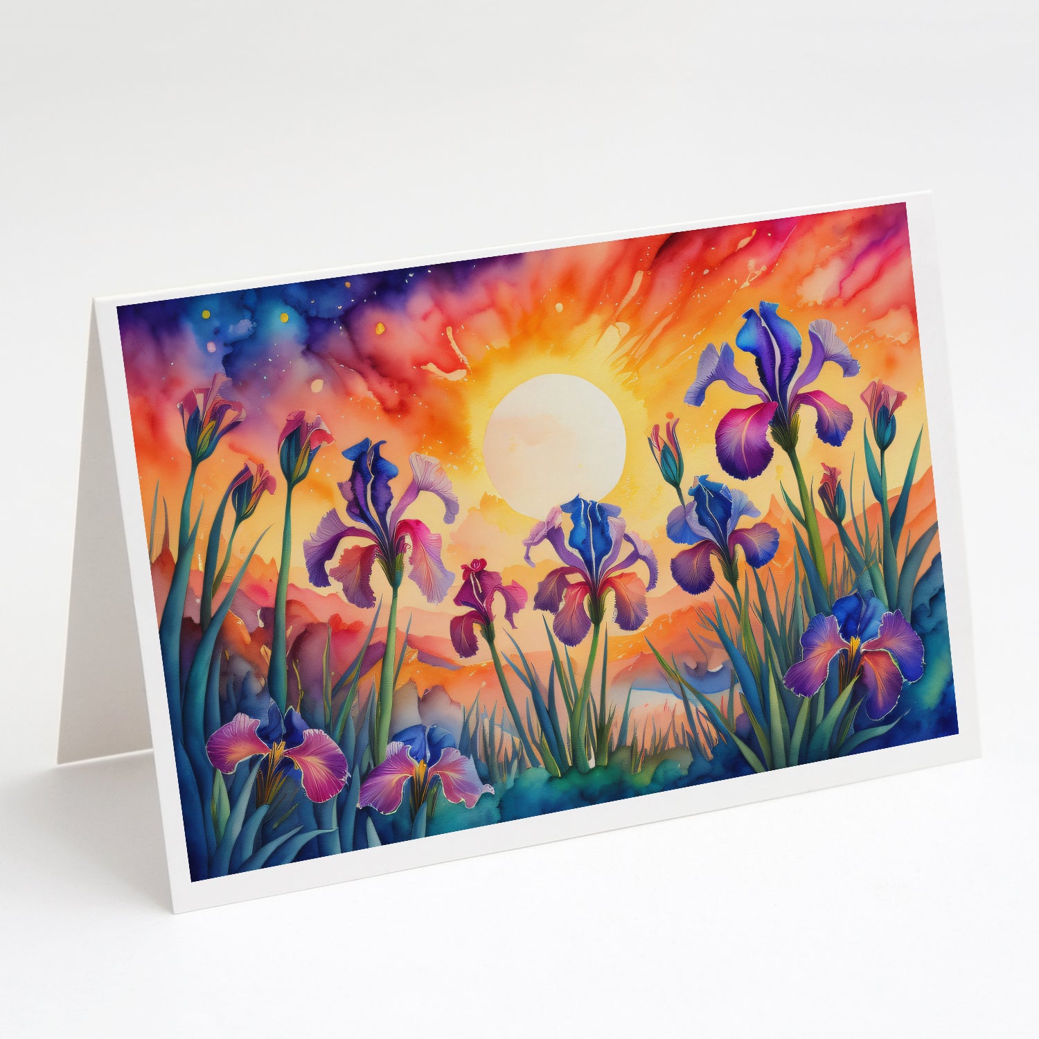 Buy this Iris in Color Greeting Cards Pack of 8