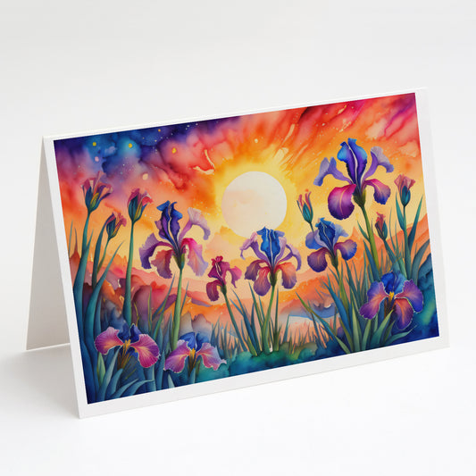 Buy this Iris in Color Greeting Cards Pack of 8