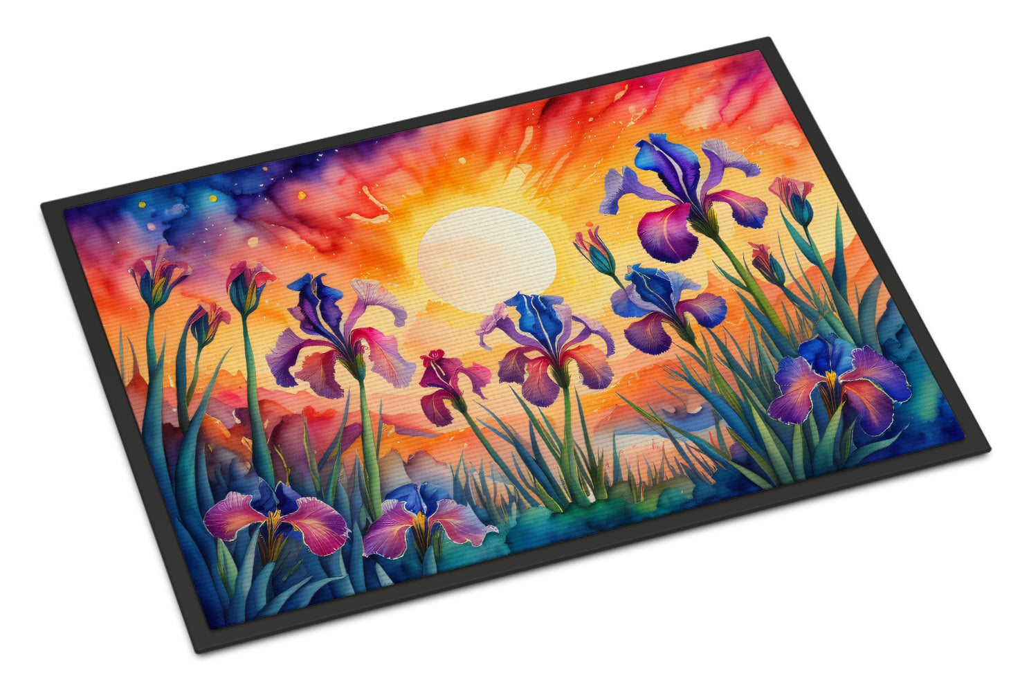 Buy this Iris in Color Doormat