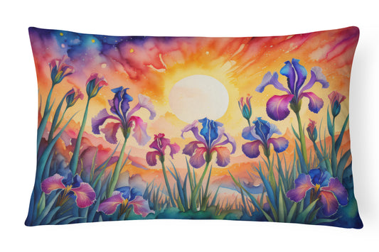 Buy this Iris in Color Throw Pillow