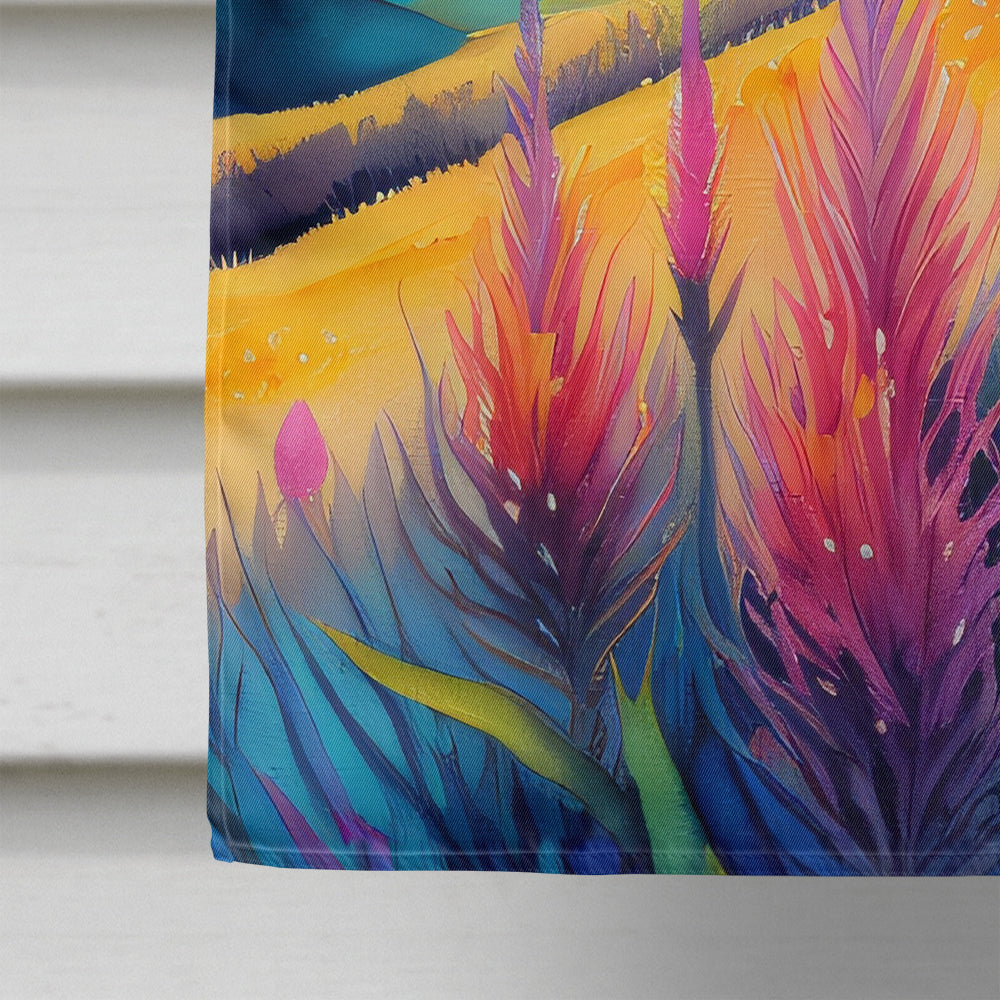 Liatris in Color House Flag