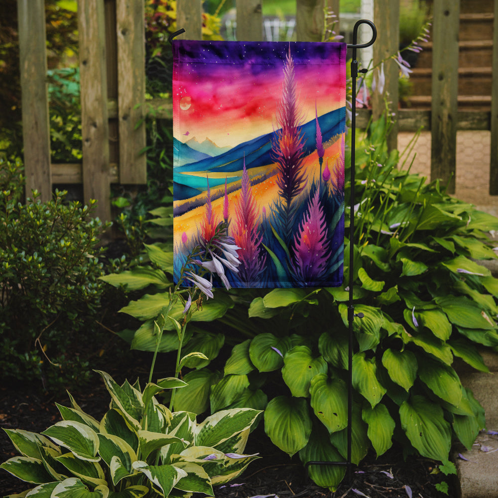 Liatris in Color Garden Flag