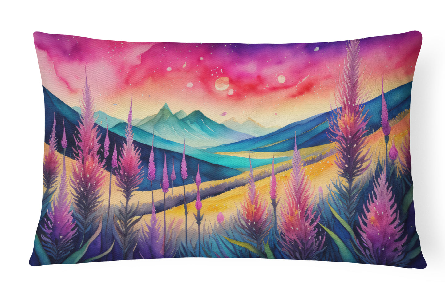 Buy this Liatris in Color Throw Pillow