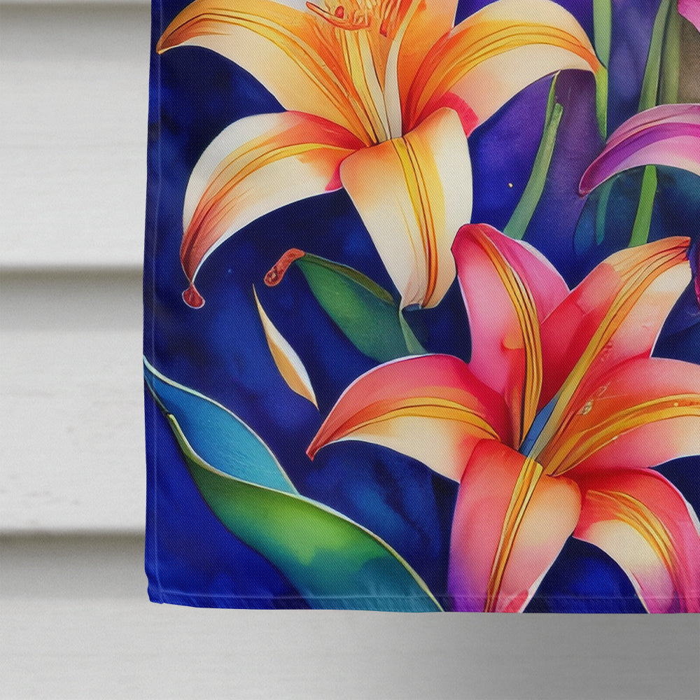 Lilies in Color House Flag
