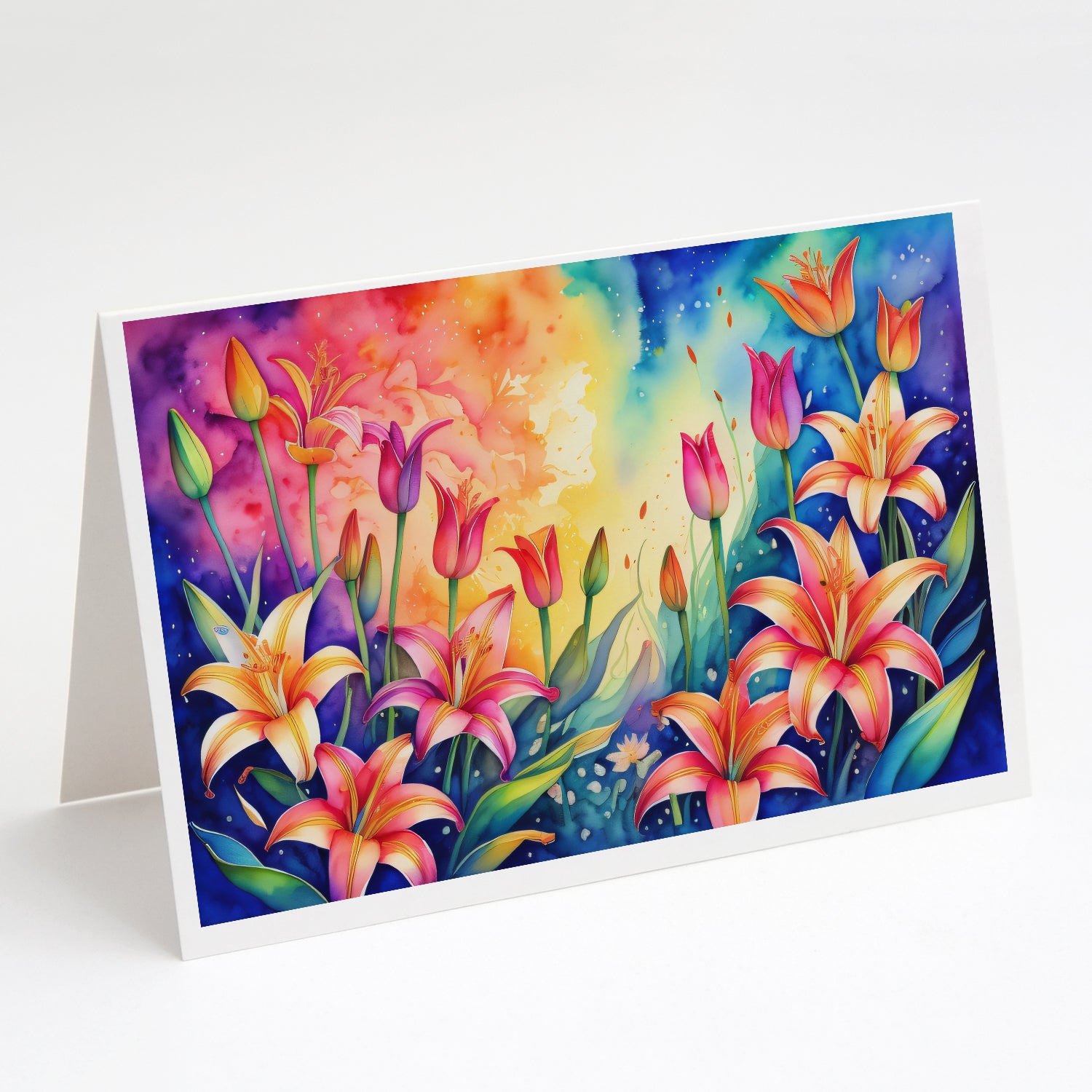 Buy this Lilies in Color Greeting Cards Pack of 8