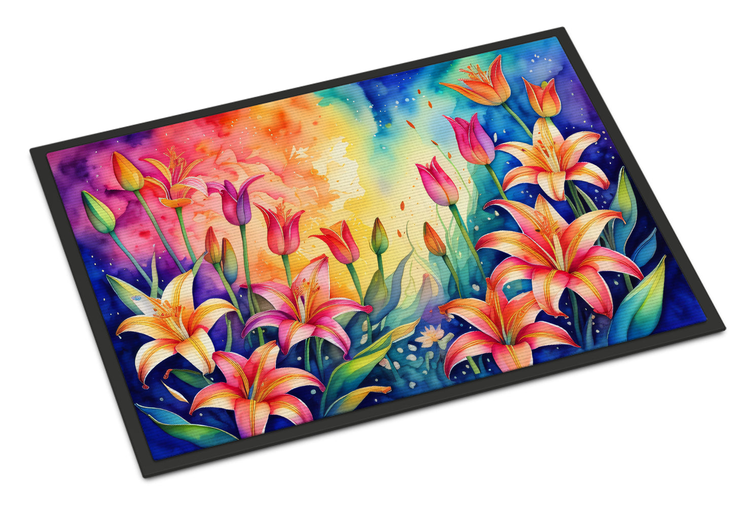 Buy this Lilies in Color Doormat