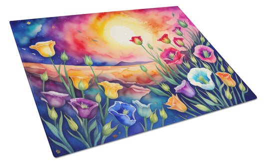 Buy this Lisianthus in Color Glass Cutting Board