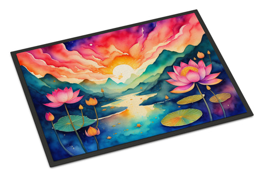 Buy this Lotus in Color Doormat