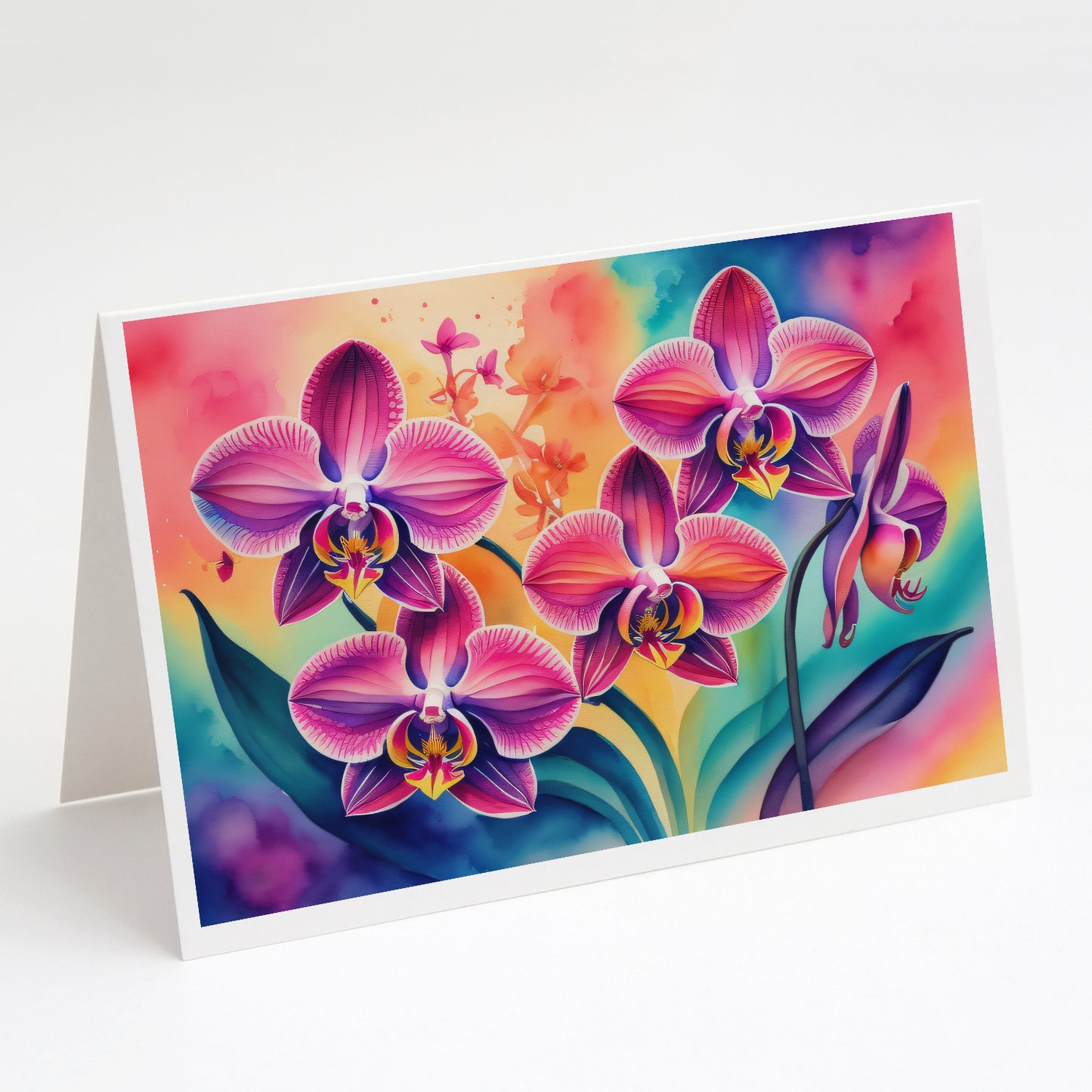 Buy this Orchids in Color Greeting Cards Pack of 8