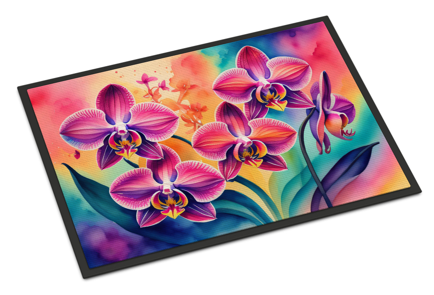 Buy this Orchids in Color Doormat