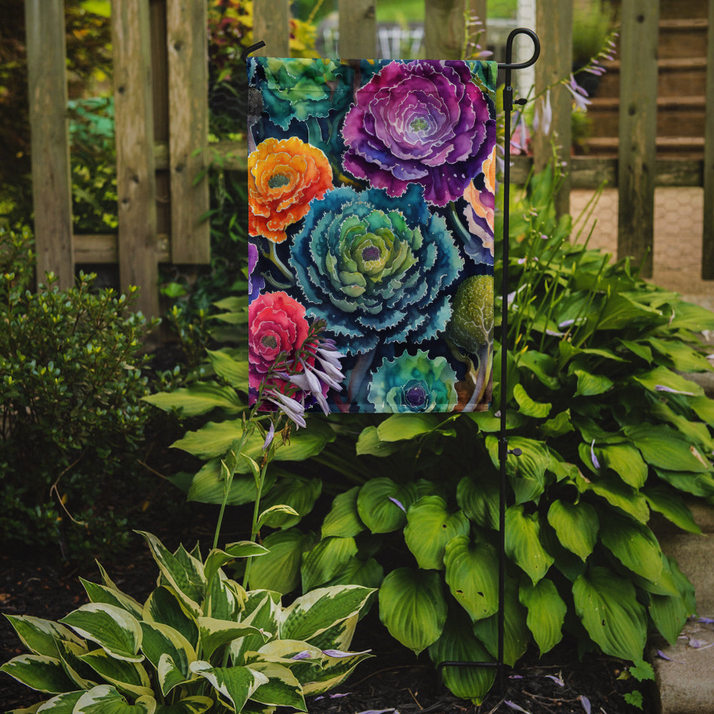 Ornamental Kale in Color Garden Flag