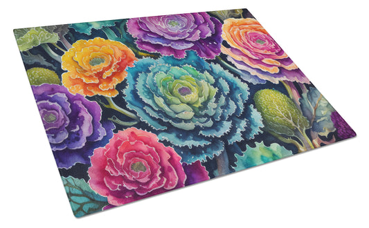 Buy this Ornamental Kale in Color Glass Cutting Board