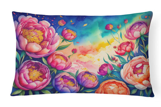 Buy this Peonies in Color Throw Pillow