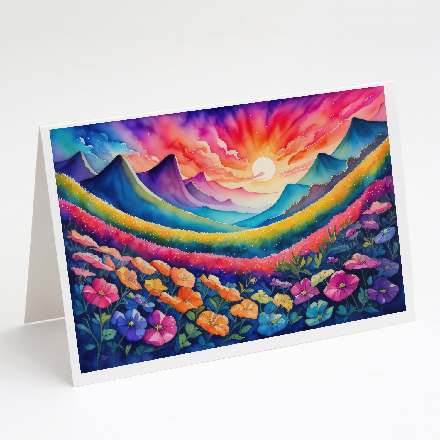 Buy this Petunias in Color Greeting Cards Pack of 8