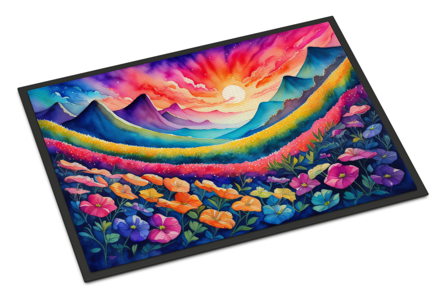 Buy this Petunias in Color Doormat