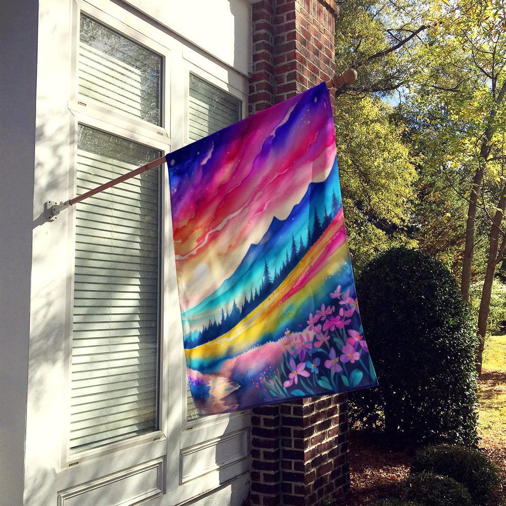 Phlox in Color House Flag