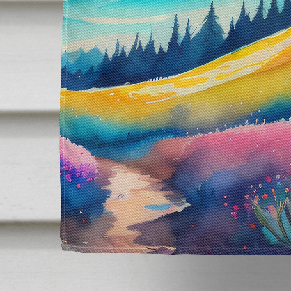 Phlox in Color House Flag