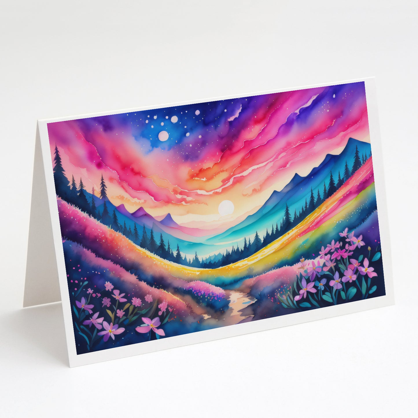 Buy this Phlox in Color Greeting Cards Pack of 8