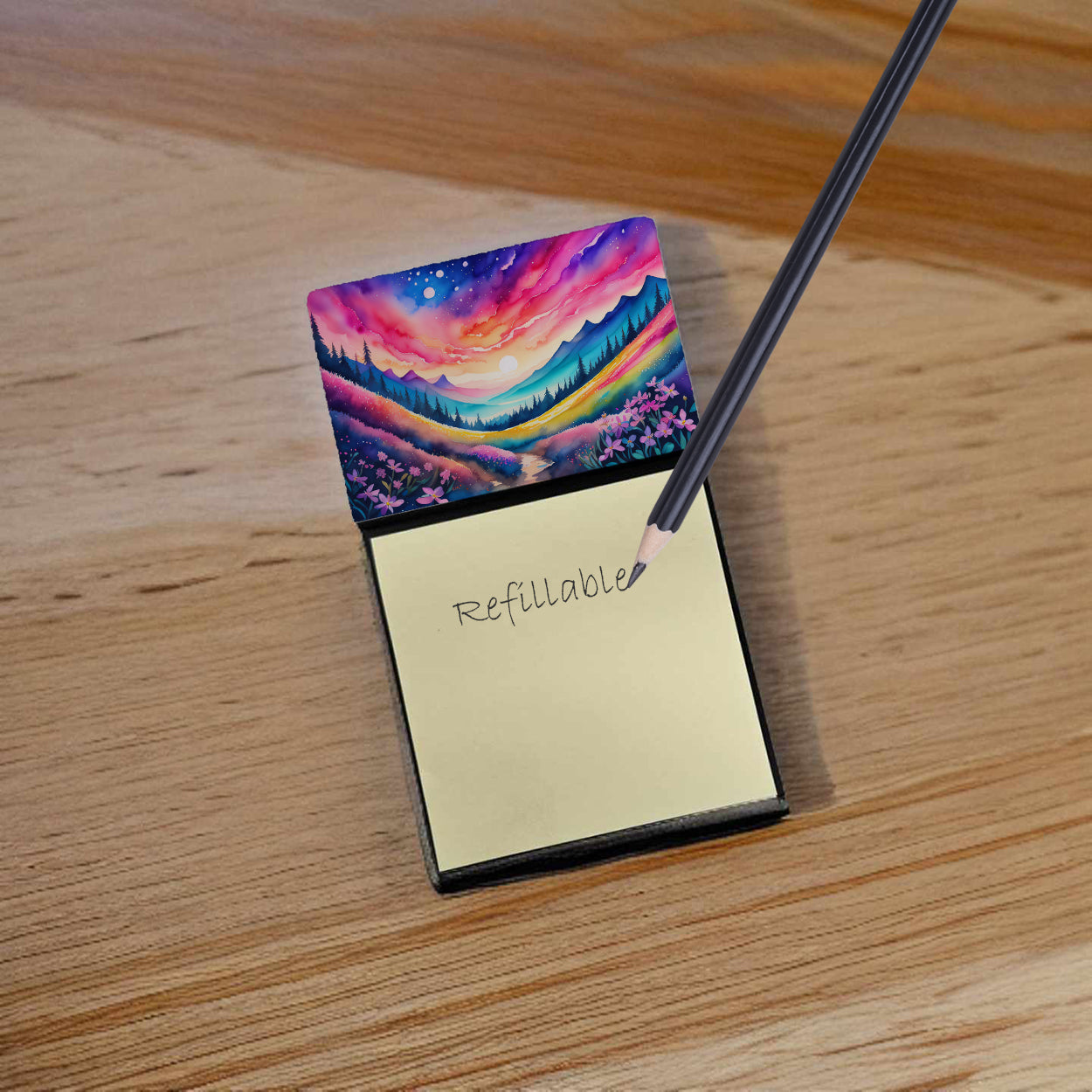 Phlox in Color Sticky Note Holder