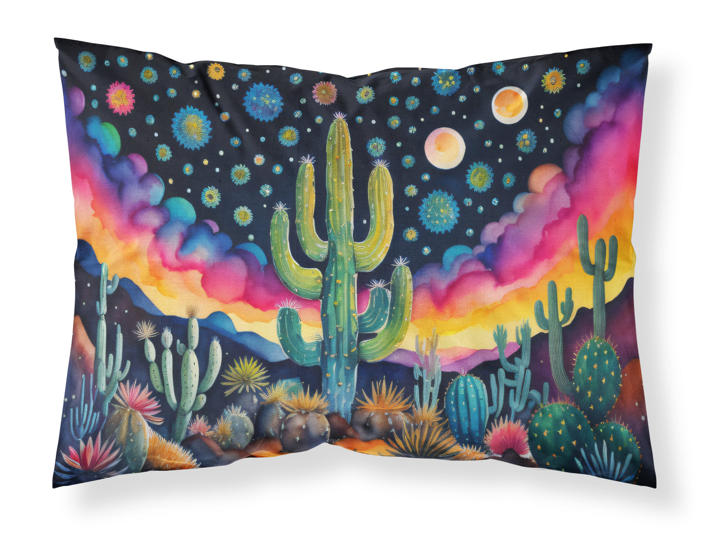 Buy this Queen of the Night Cactus in Color Standard Pillowcase