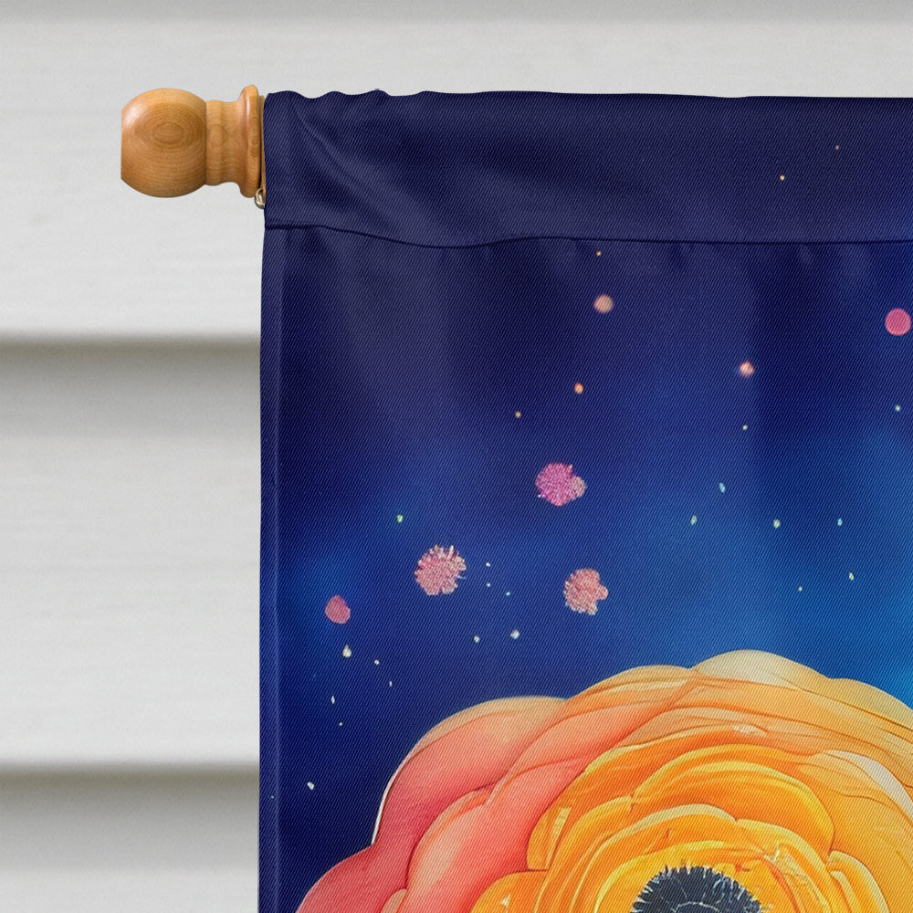 Ranunculus in Color House Flag