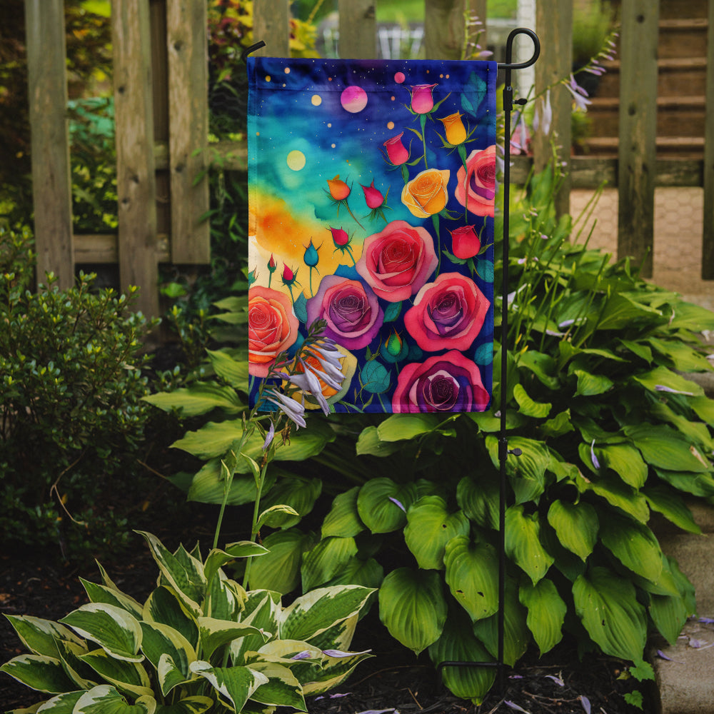 Roses in Color Garden Flag